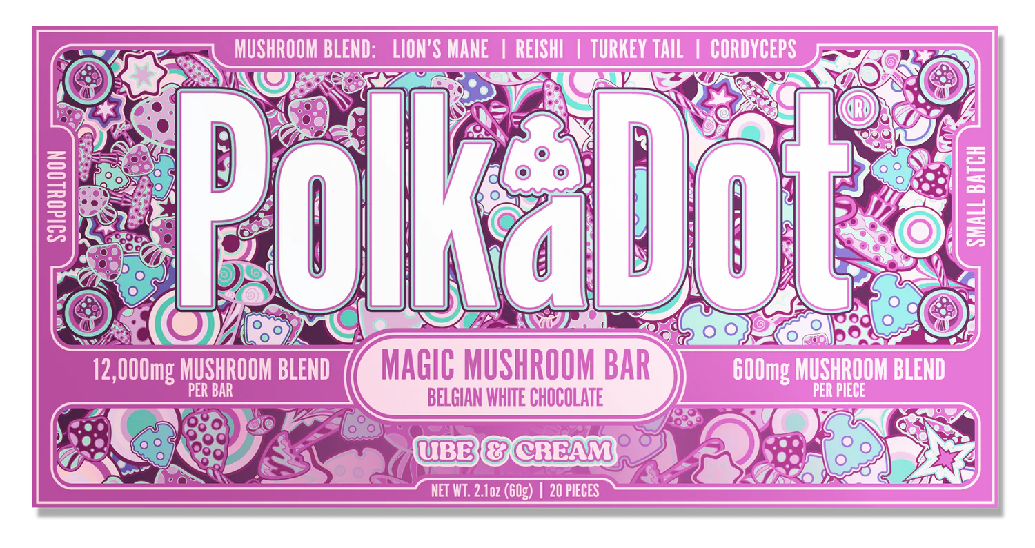 PolkaDot 12g Mushroom Chocolate Bar