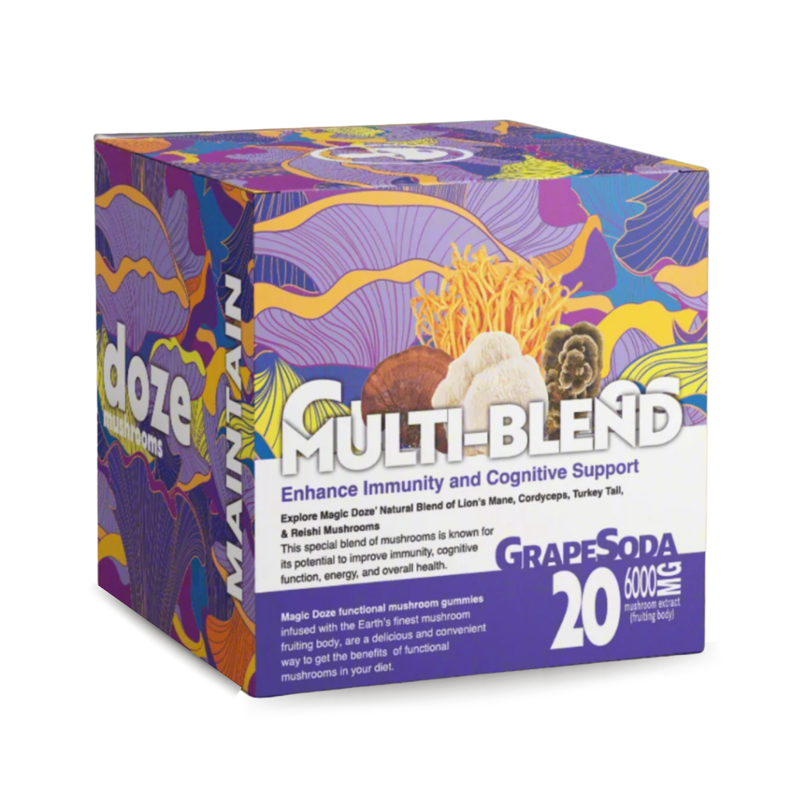 Multi-blend Mushroom Gummies (Grape Soda) - Maintain by Magic Doze™