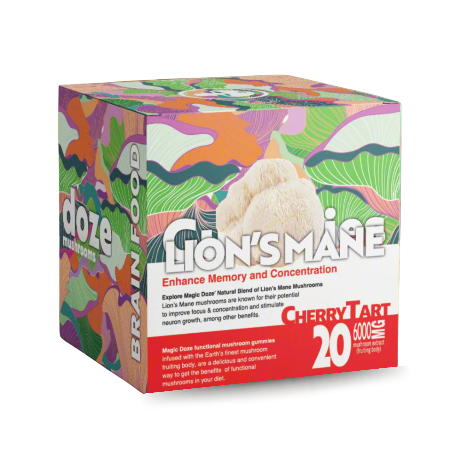 Lion's Mane Gummies (Cherry Tart) - Brain Food by Magic Doze™