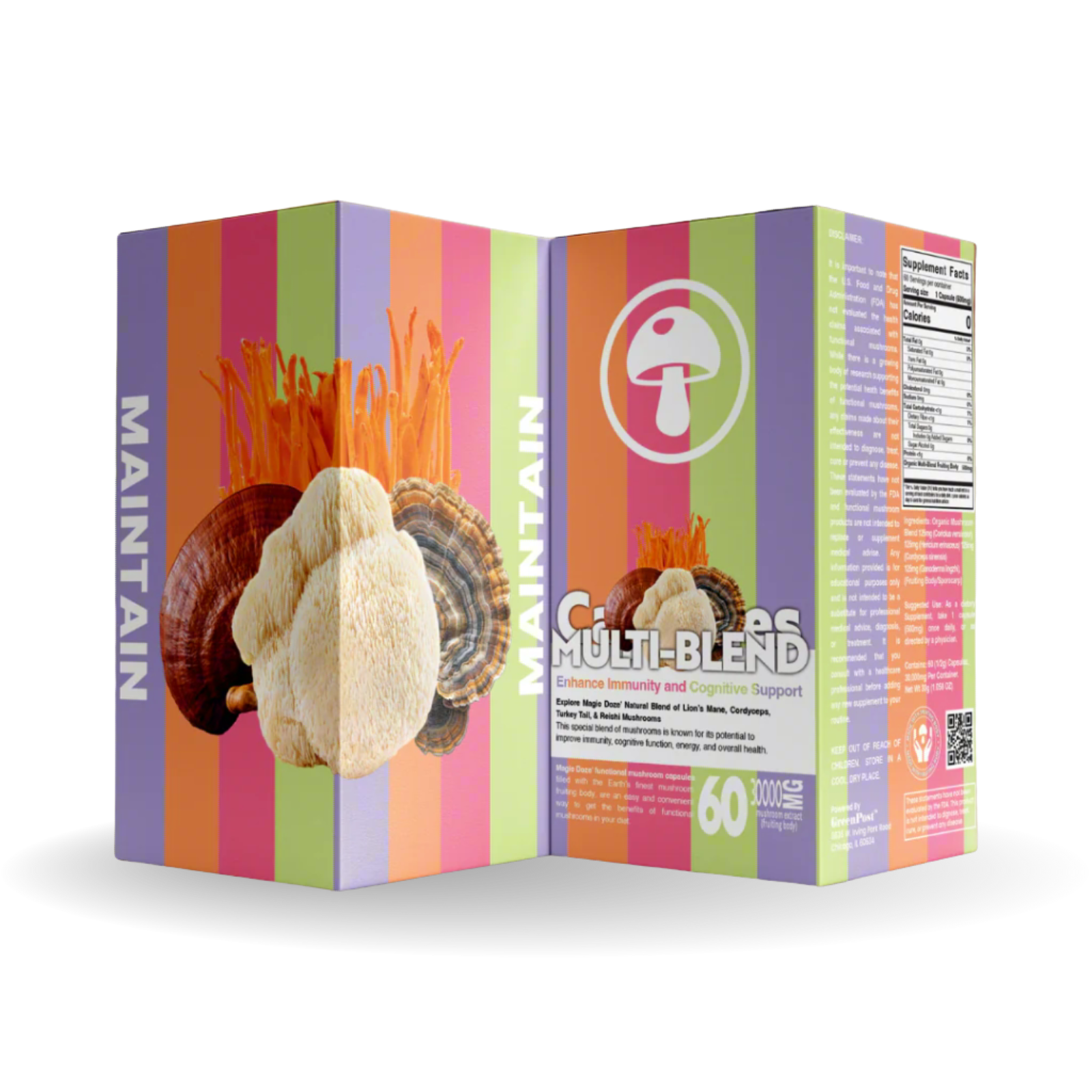 Multi-Blend Mushroom Capsules - Maintain by Magic Doze™