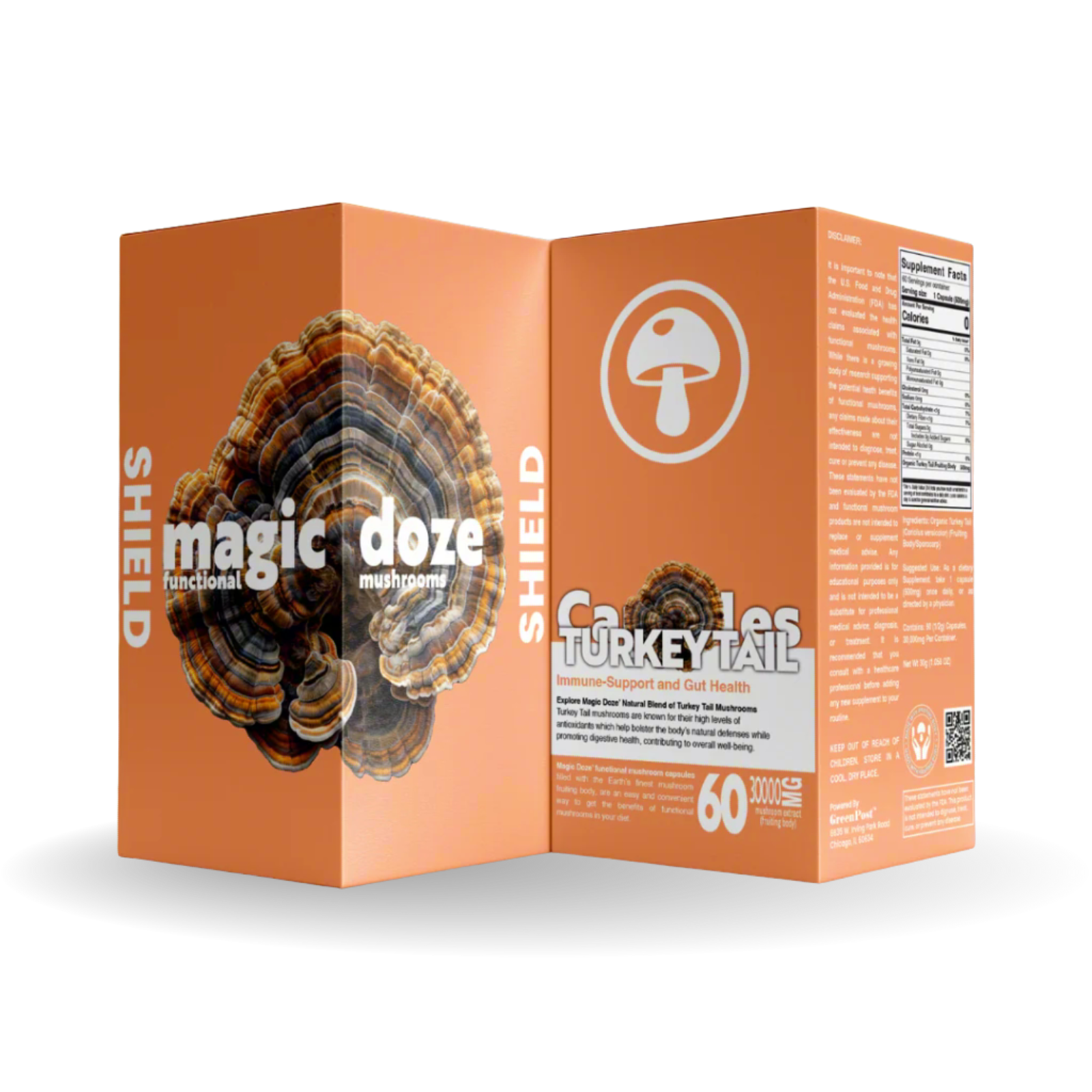 Turkey Tail Capsules - Shield by Magic Doze™