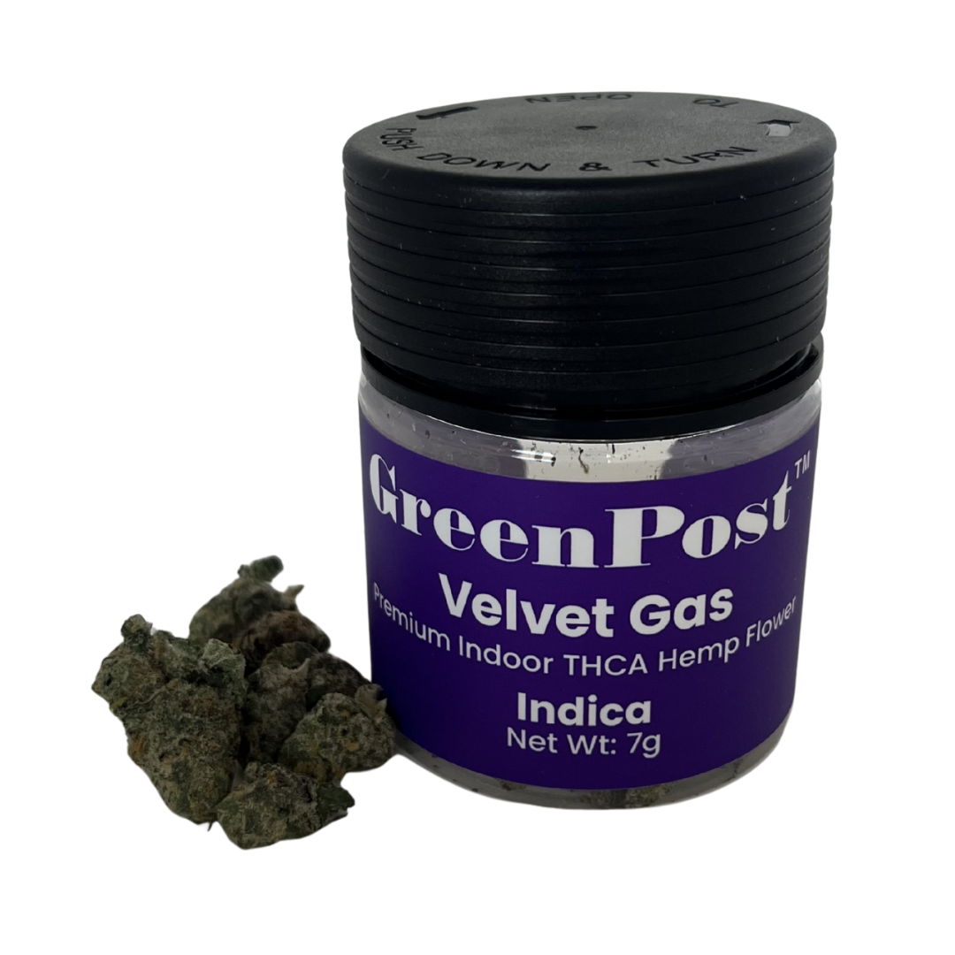 Velvet Gas 7g Indoor Hemp Flower(Indica)