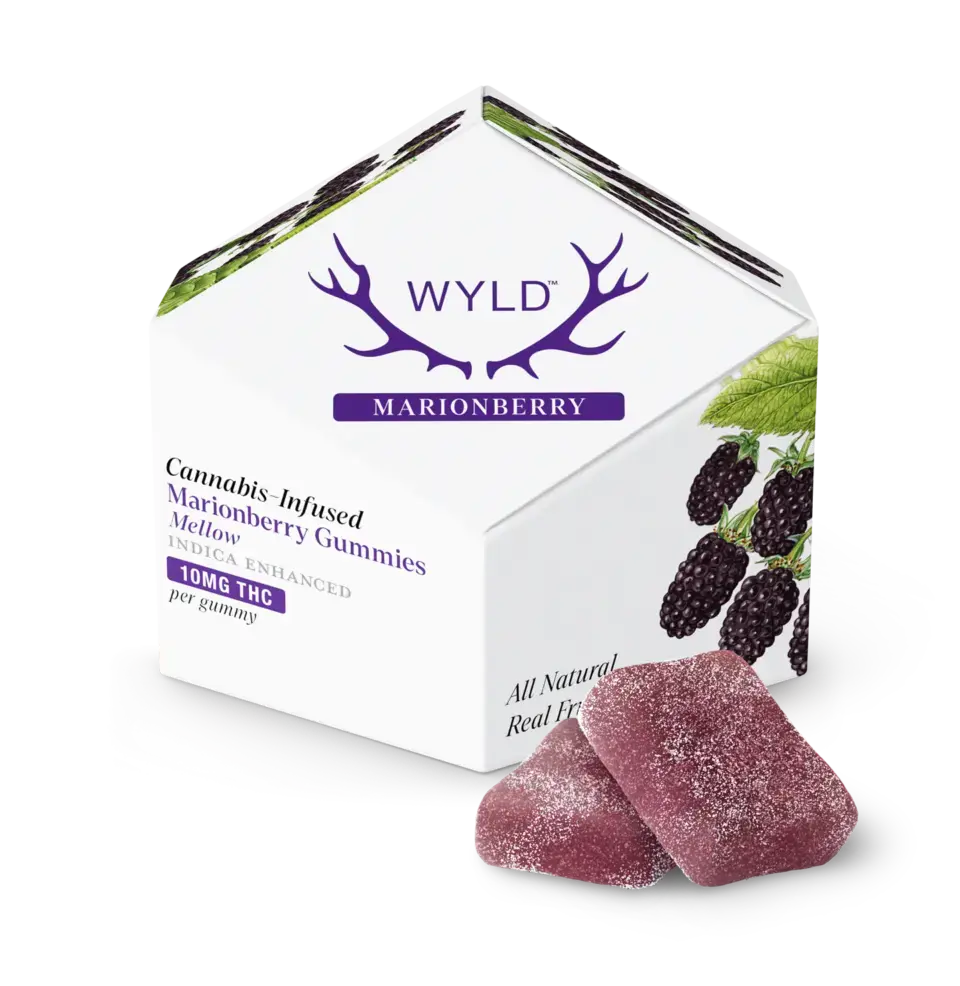 Wyld Delta 9 THC Gummies Marionberry