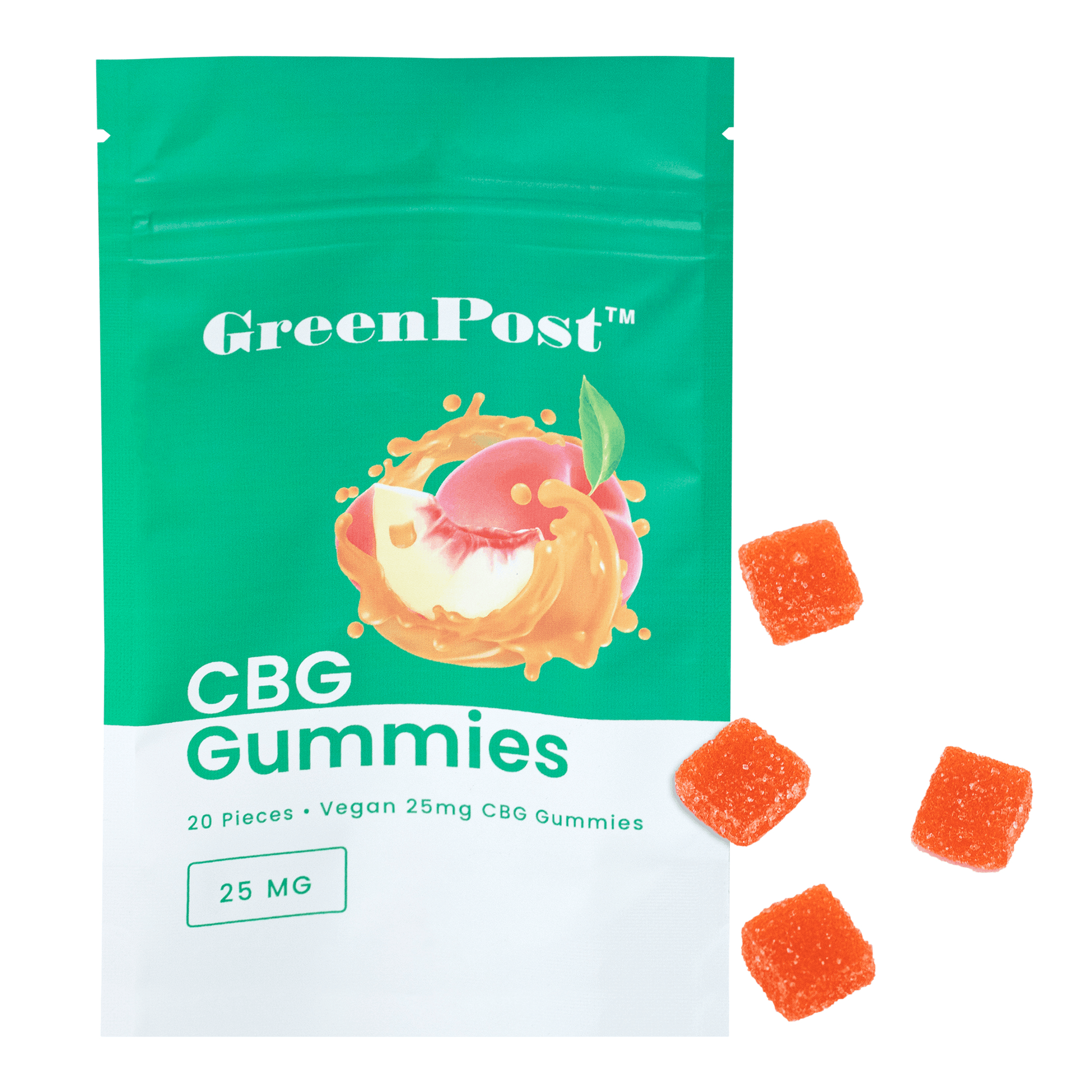 CBG Gummies 500 mg - GreenPost CBD - www.GreenPostCBD.com