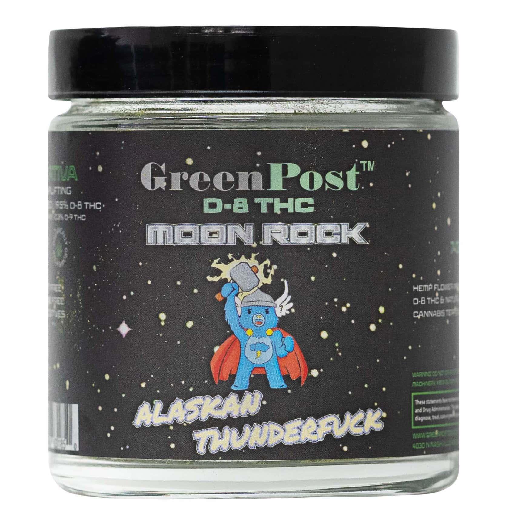 Delta 8 THC Alaskan Thunder Fuck Moon Rocks - GreenPost CBD - www.GreenPostCBD.com