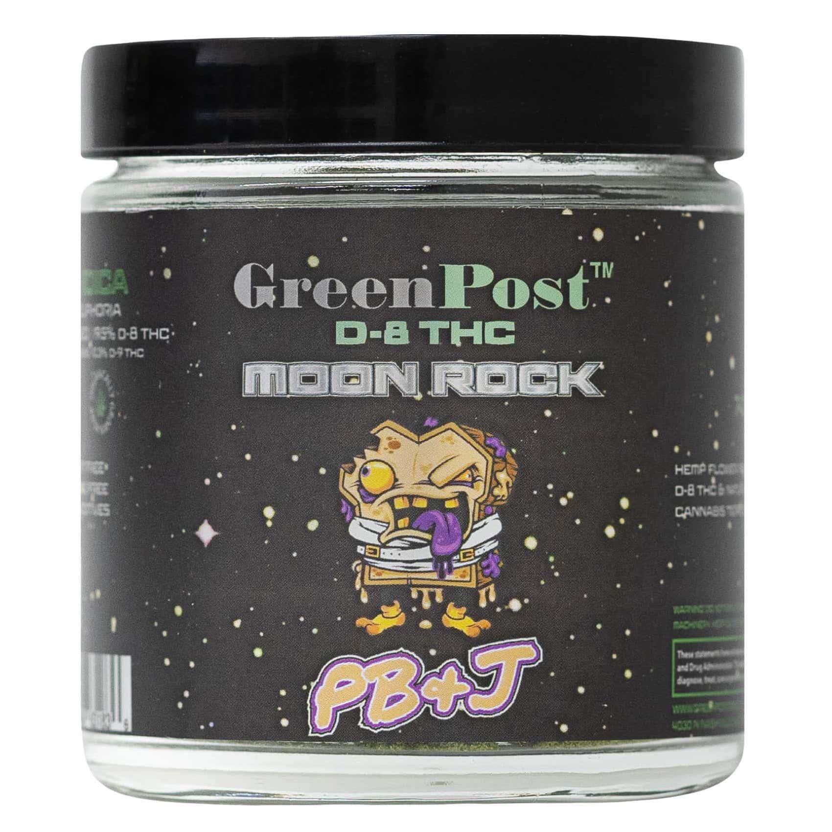Delta 8 THC PB&J Moon Rocks - GreenPost CBD - www.GreenPostCBD.com