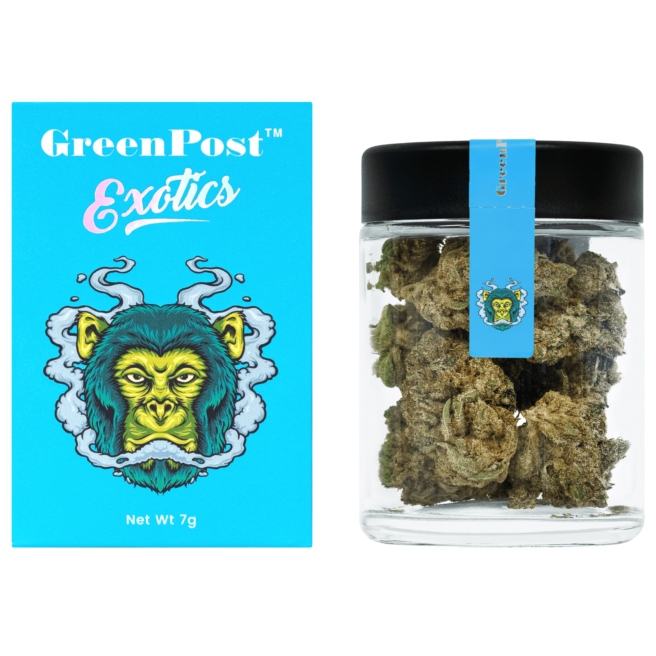 Gorilla Glue (Hybrid) - GreenPost CBD - www.GreenPostCBD.com