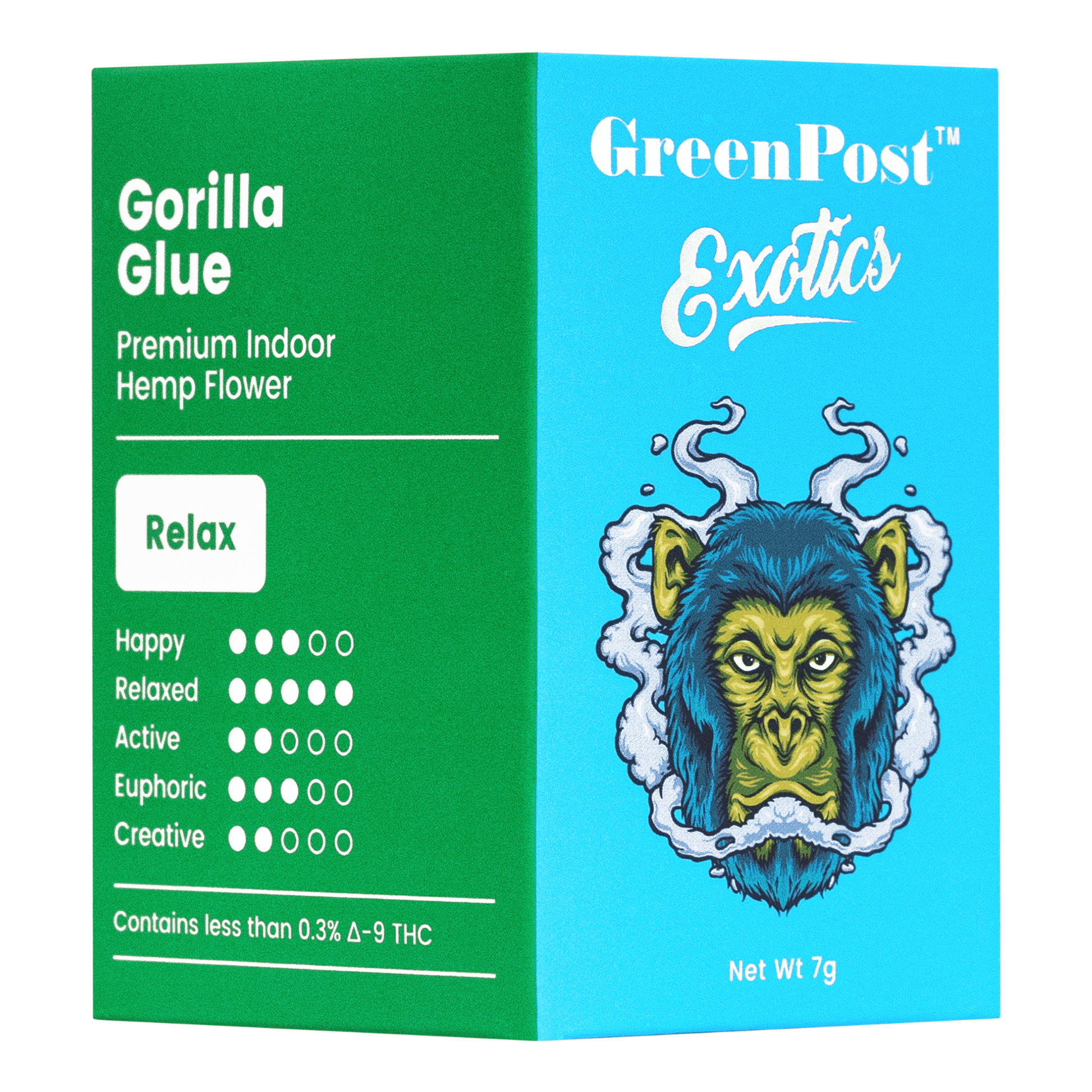 Gorilla Glue (Hybrid) - GreenPost CBD - www.GreenPostCBD.com