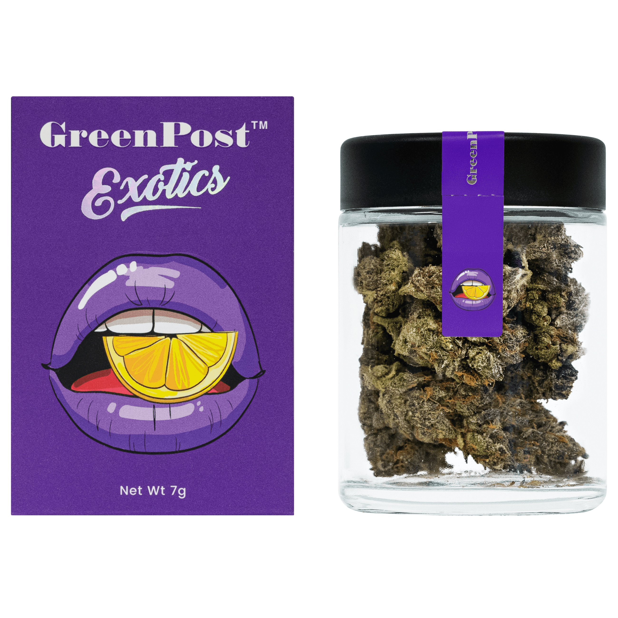 Lemon Octane Purple (Indica) - GreenPost CBD - www.GreenPostCBD.com