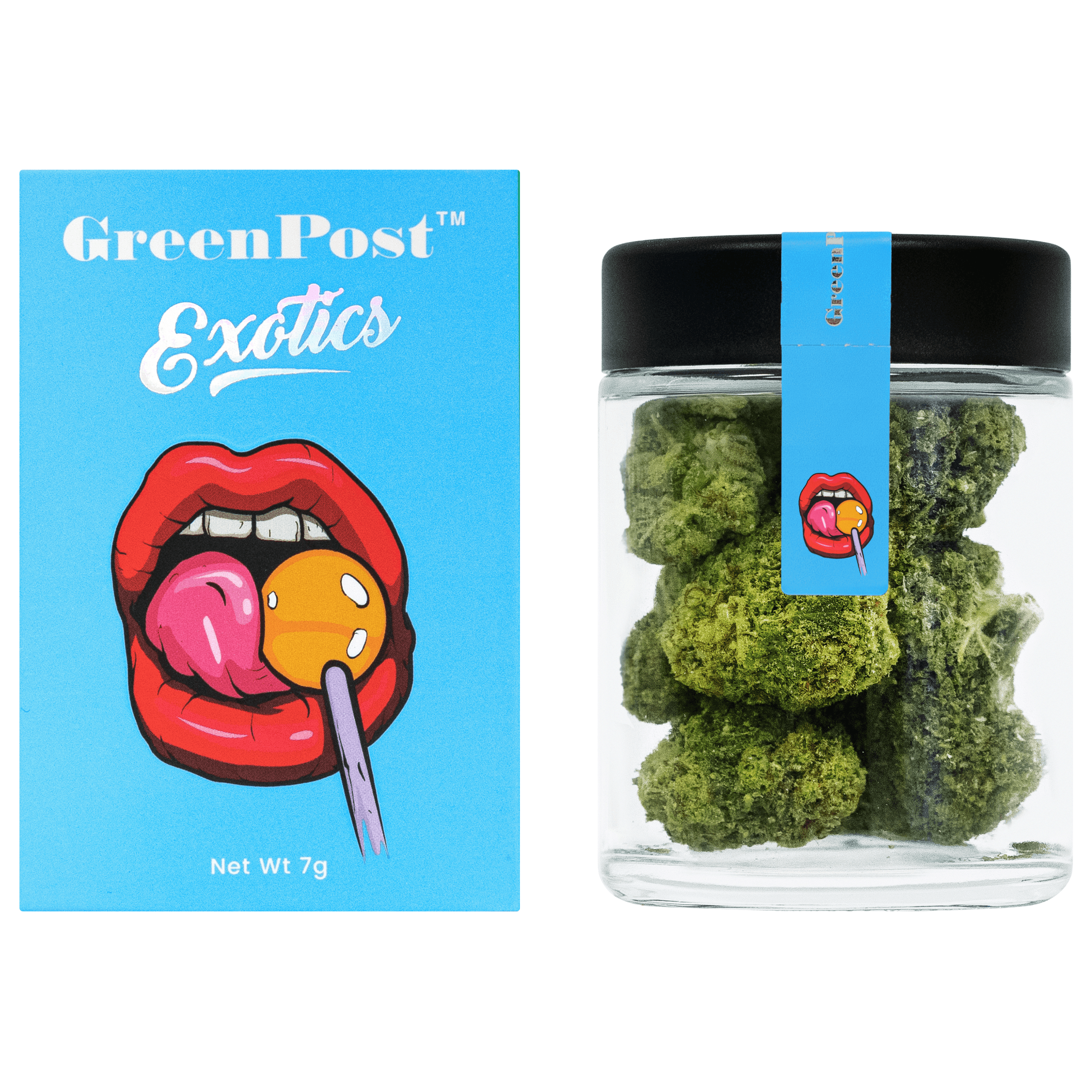 Sour Candy Kush (Hybrid) - GreenPost CBD - www.GreenPostCBD.com