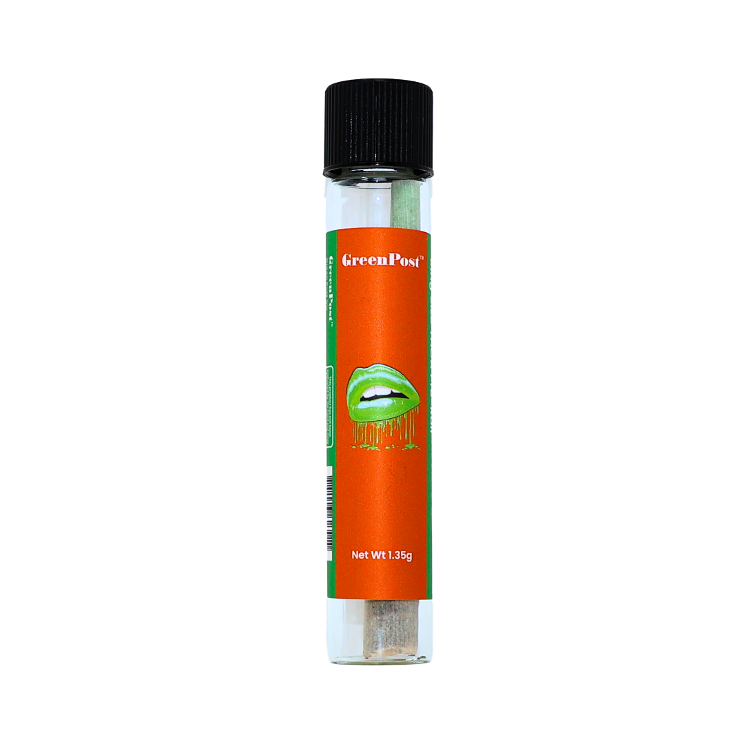 THCA Pre-Roll - Lime Slurps (Sativa) - GreenPost CBD - www.GreenPostCBD.com