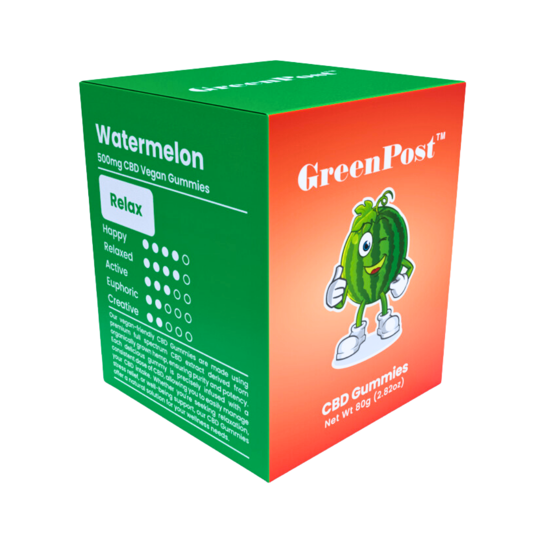 Full Spectrum CBD Gummies 500 mg - GreenPost CBD - www.GreenPostCBD.com